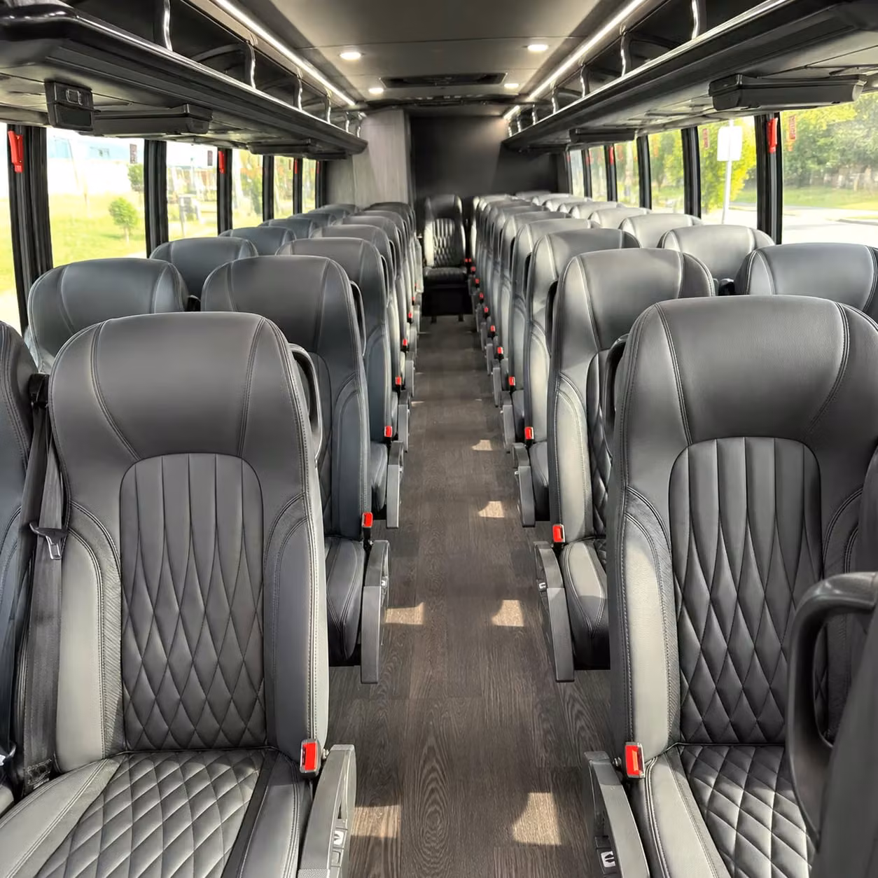 25 passenger minibus inside
