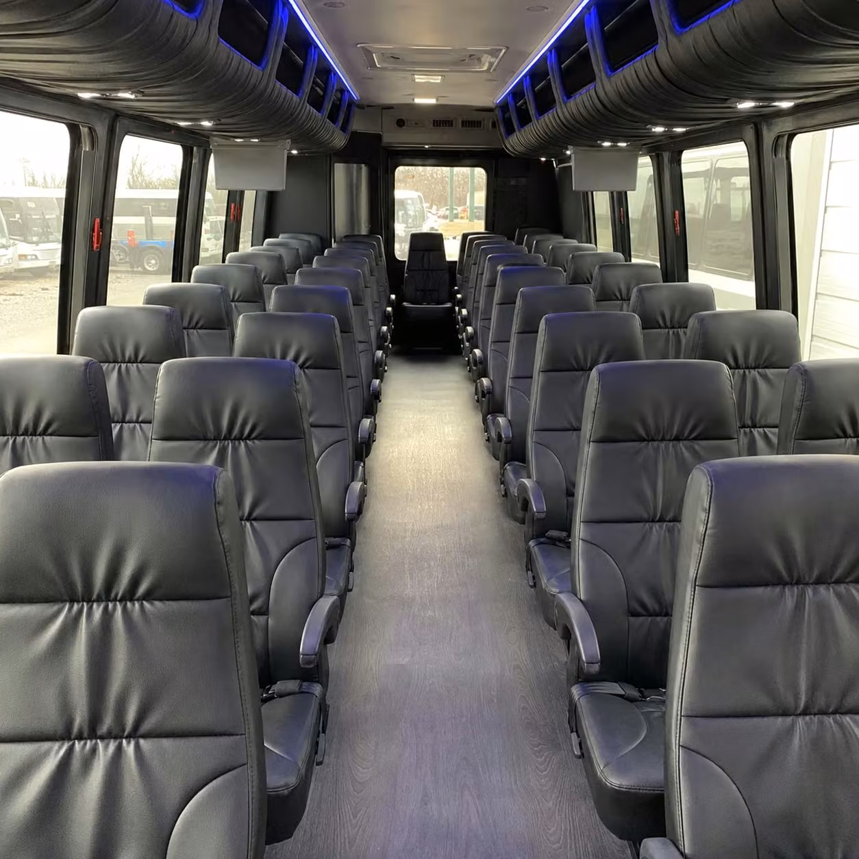25 passenger minibus interior