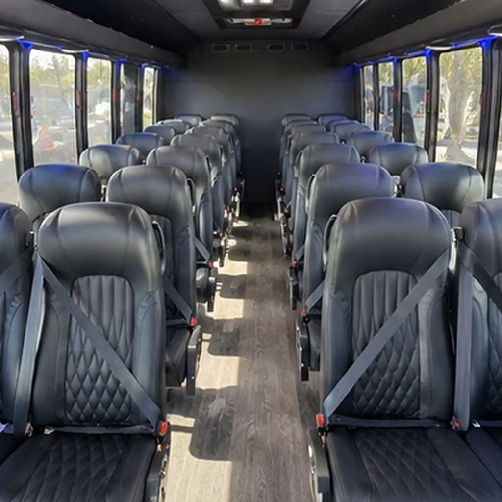 35 passenger minibus inside