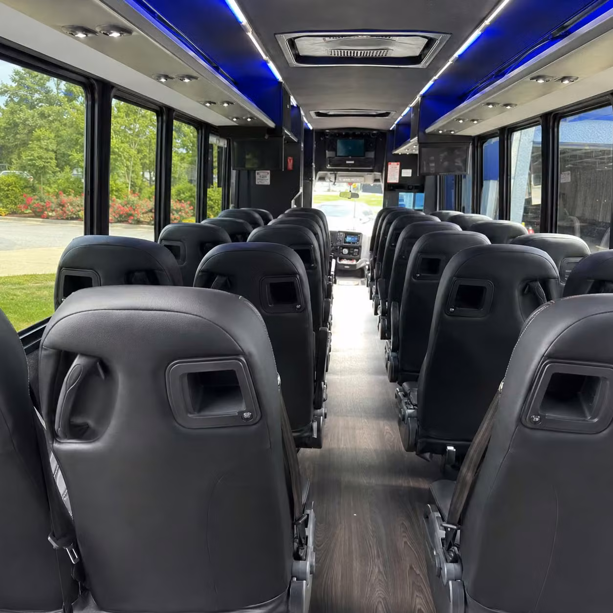 35 passenger minibus interior